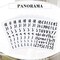 8 Sheets Self Adhesive Vinyl Letters Numbers, Alphabet Stickers Numeric Stickers Script Pantry Labels Die Cut Numbers Kit for Signs, Window, Door, Containers, Jar Labels, 1 Inch, Black